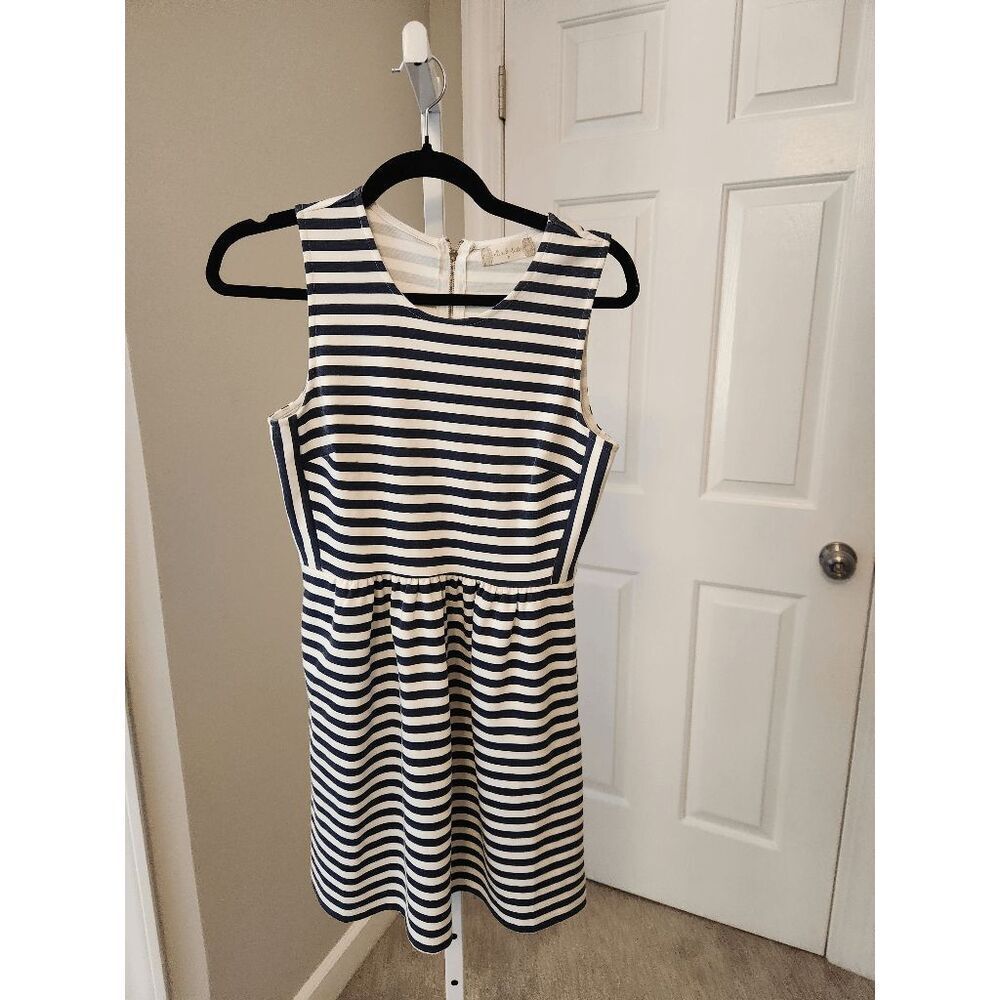 Altar'd State Navy & White Striped Dress - Size Small - Picture 3 of 6